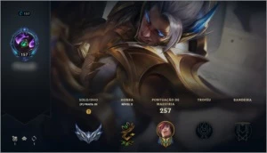 Conta LoL/Valorant LVL 157, com Sett Dragão Obsidiana Edição - League of Legends