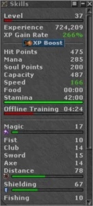 MAGE LVL 60 SKILADO ML 64 - RP LVL 37 SKILL 78/67 ML 17 - Tibia