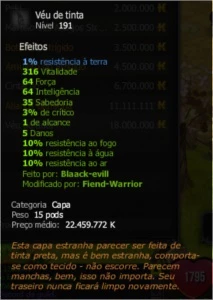 Véu De Tinta Exo Resis terra [CROCABULIA] - Dofus