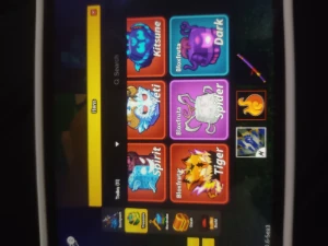 vem con a kitsune leopardo Yeti ispirit no inventário goud - Roblox
