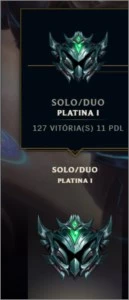 VENDO CONTA LOL PLATINA 1 - League of Legends