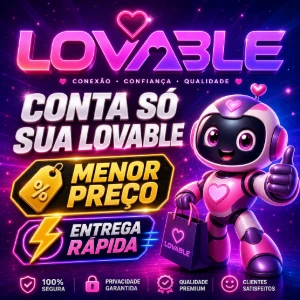 Lovable.Dev (Contas Com 100,200,400,600,800 E 1K Créditos)- - Inteligência Artificial