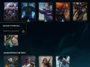 Conta gold 2 league of legends (lol)