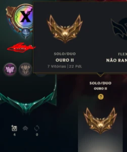 Conta gold 2 league of legends (lol)