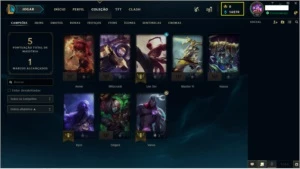 Conta LoL Nv.10 (3556 Essencias Laranja) 16270 Essencia Azul - League of Legends