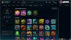 Conta LoL Nv.10 (3556 Essencias Laranja) 16270 Essencia Azul - League of Legends
