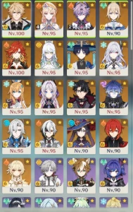 Conta Genshin NA AR60 Whale com personagens T5 e T4 C6R5! - Genshin Impact