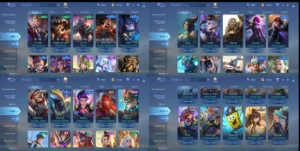 Conta Mobile Legend Zerada - Hero: 57 / Skin: 95 - Mobile Legends