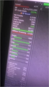 VENDO   Master Sorcerer 419 - Ml 103 NA BARRA - Tibia