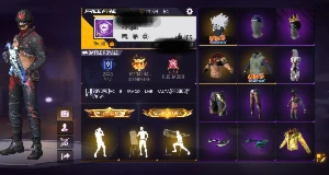 Conta de free fire parada e gemada