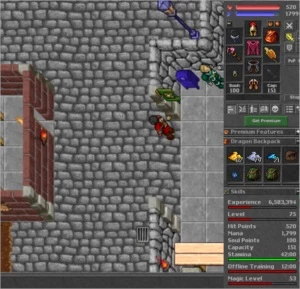 [Tibia] Sorcerer Level 75 Non Pvp Full Itens