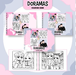 Livro para colorir Dorama