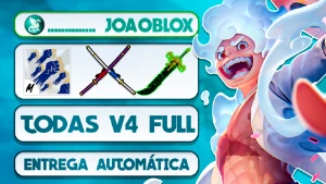 🔥 Todas As 6 Raças V4 Full + God Human + Cdk + Soul Guitar - Roblox