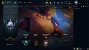 Platina 4 com Passe do Mundial - League of Legends LOL