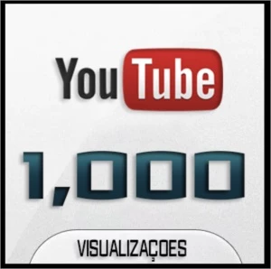 1.000 Visualizações Youtube - Redes Sociais