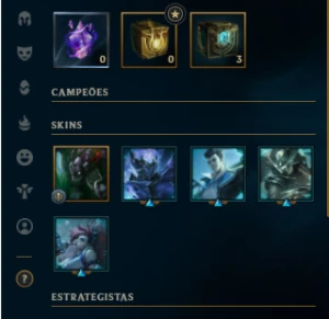 Conta Mestre - League of Legends LOL