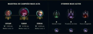 Conta Mestre - League of Legends LOL