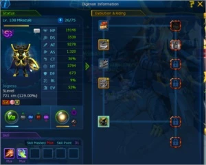 Conta GDMO server OMEGAMON - Digimon Masters Online