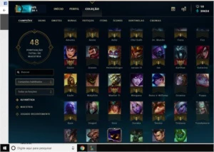 Conta LOL Platina 2 22 PDL - League of Legends