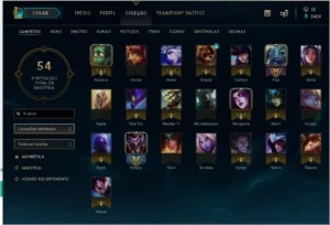 Conta plat 4 - League of Legends LOL