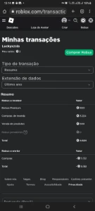 Vendo contas de rooblox 5k de robux gastos - Roblox