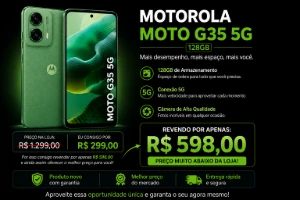 Motorola Moto G35 5G 128Gb – Oportunidade Imperdível!