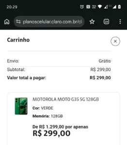 Motorola Moto G35 5G 128Gb – Oportunidade Imperdível! - Produtos Físicos