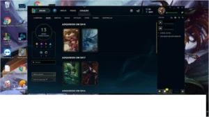 Vendo duas contas uma prata 2 e outra gold 4 - League of Legends LOL