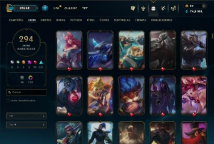 Conta Lol Platina 295 Skins Main Adc E Mid / Tft Mestre 2X - League of Legends