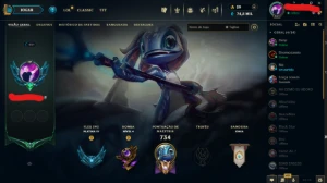 Conta Lol Platina 295 Skins Main Adc E Mid / Tft Mestre 2X - League of Legends