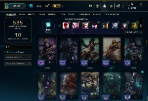 Ferro 4 com TODOS os champs e 104 Skins - League of Legends LOL