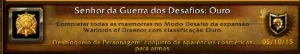 Conta World Of Warcraft Com Tigre Espectral + Desafio Ouro W - Blizzard