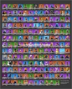 Conta Fortnite com muitas Skins Raras (165+)