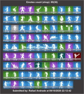 Conta Fortnite com muitas Skins Raras (165+)