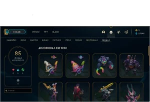 Conta league of legends 667 skins LOL