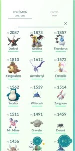 Conta pokémon Go lvl 25