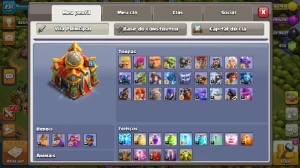 Conta Clash of Clans CV 16 Semi Full