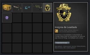 CONTA STEAM CSGO PRIME COM MEDALHA DE LEALDADE - Counter Strike