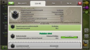Clã clash of Clans quase nível 8, ótimo histórico de guerras