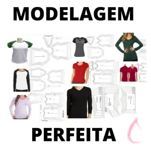 500 Moldes Roupas Femininas Tamanho Real Sem Frete - Outros