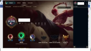 Conta Gold 4 com mais de 120 skins Full champions - League of Legends LOL