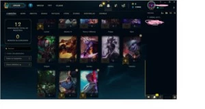 Conta League of Legends Platina IV LOL