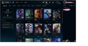 Conta League of Legends Platina IV LOL