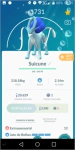 VENDO SUICUNEVLENDÁRIO POKEMON GO - Pokémon
