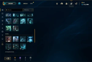 Conta diamante 3 com 25 Champs e 1 Skin + 35 Fragmentos - League of Legends LOL