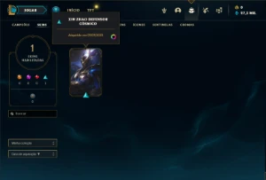 Conta diamante 3 com 25 Champs e 1 Skin + 35 Fragmentos - League of Legends LOL