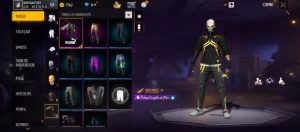 Conta free fire com angelical puma