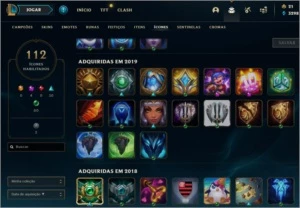 CONTA LOL QUASE TODOS CAMPEÕES E MT SKIN - League of Legends