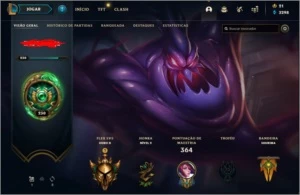 CONTA LOL QUASE TODOS CAMPEÕES E MT SKIN - League of Legends