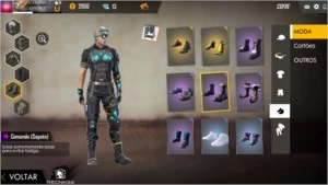 Conta Free fire Gemada skins